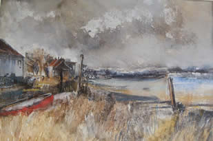 Painting in Watercolour on a Textured surface with Colin Swinton