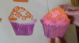 Experimental Printmaking with Paula Smithson at Greystoke Cycle Cafe