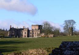 Greystoke Castle from the Cycle Café back lawn