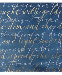 Calligraphy Workshop with Gaynor Goffe at a Quirky Workshop at Greystoke Cycle Cafe