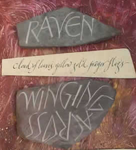 Calligraphy Workshop with Gaynor Goffe at a Quirky Workshop at Greystoke Cycle Cafe