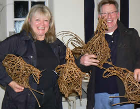 Willow Hens and Cckerels with Phil Bradley at Greystoke Cycle Cafe