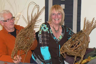 Willow Hens and Cckerels with Phil Bradley at Greystoke Cycle Cafe