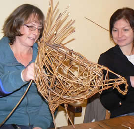Willow Hens and Cckerels with Phil Bradley at Greystoke Cycle Cafe