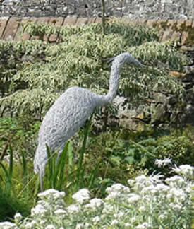 Herons from wire with Susan Nichols in Greystoke