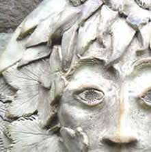 Pottery Wall Plaques for the garden - Sun 6th July 2014
