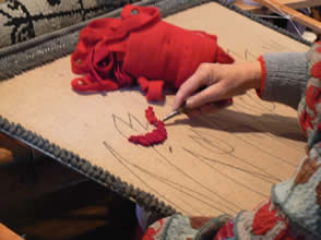 Rag Rug Day with Emma Tennant at Greystoke Cycle Cafe