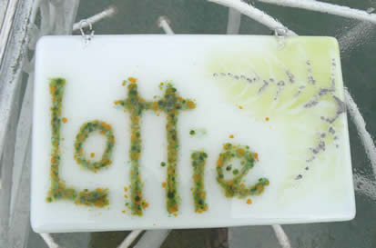 A name plate made for a birthday gift :) x