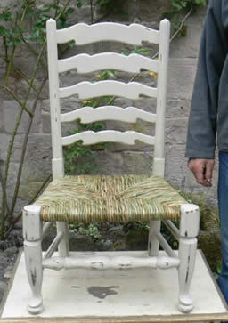 Rush Seating Workshop at Greystoke Cycle Cafe Summer 2012 with David Bowen