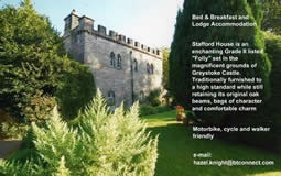 Link to Stafford House- a 4 * castellated folly within the Castle Grounds - a very popular place to stay
