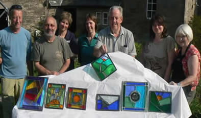 Stained Glass Workshop with Jackie Hunt at Greystoke Cycle Cafe