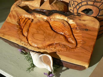 Relief Wood Carving Workshop in Hardwood at Greystoke Cycle Cafe with Alister Neville